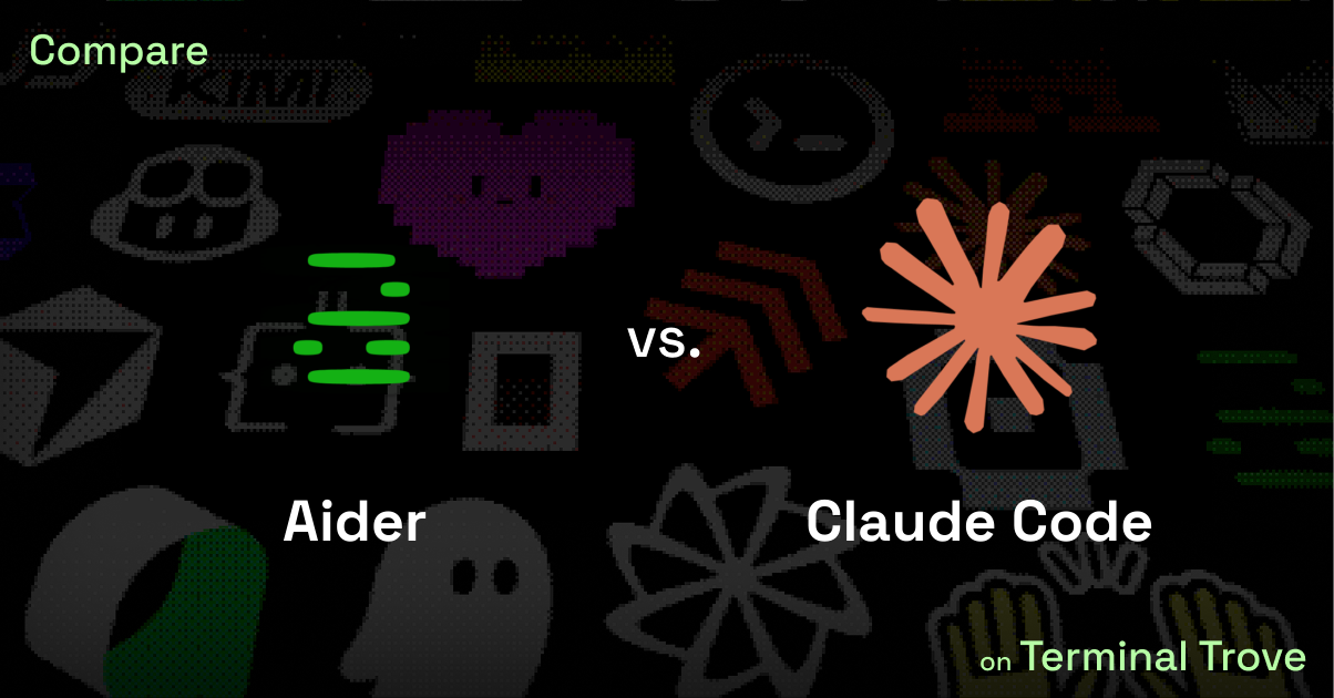 Aider vs Claude Code - Terminal Trove