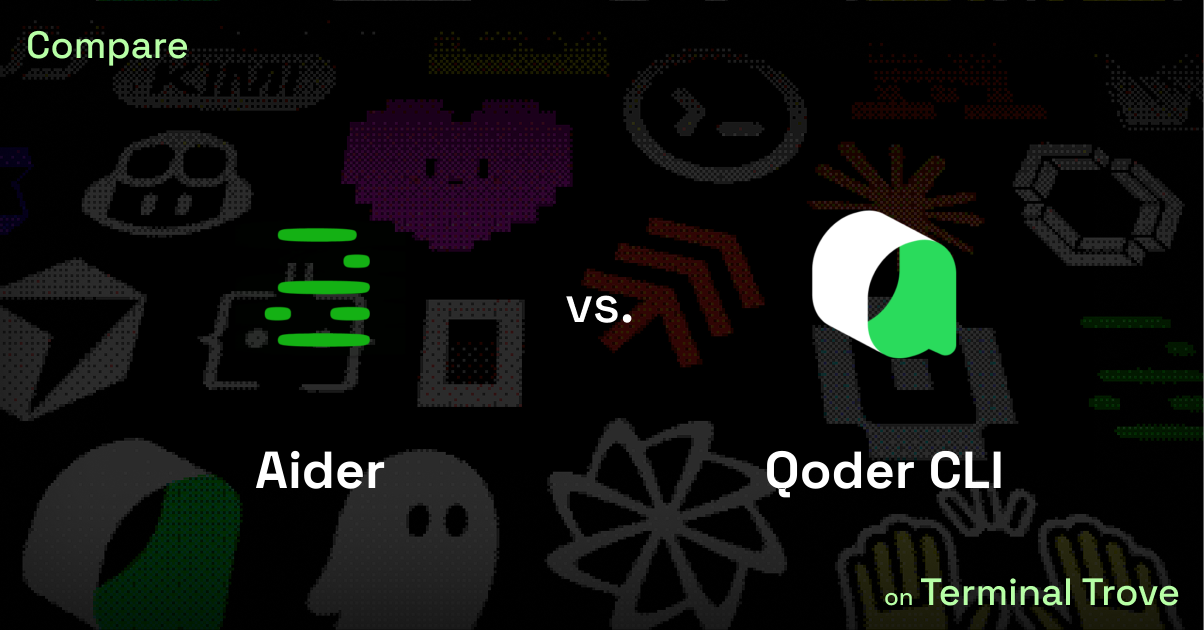 Aider vs Qoder CLI - Terminal Trove
