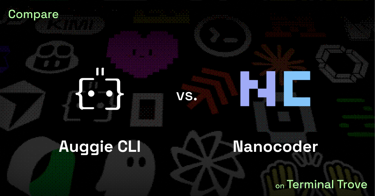 Auggie CLI vs Nanocoder - Terminal Trove