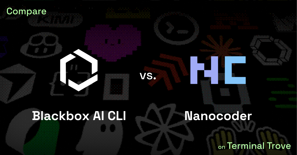 Blackbox AI CLI vs Nanocoder - Terminal Trove
