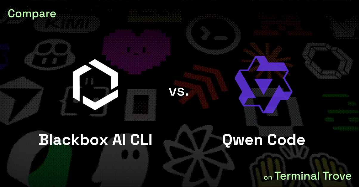 Blackbox AI CLI vs Qwen Code - Terminal Trove