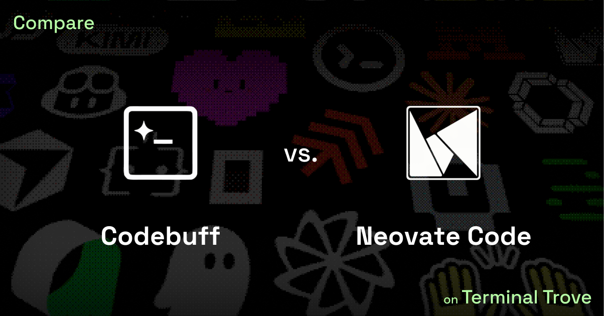 Codebuff vs Neovate Code - Terminal Trove