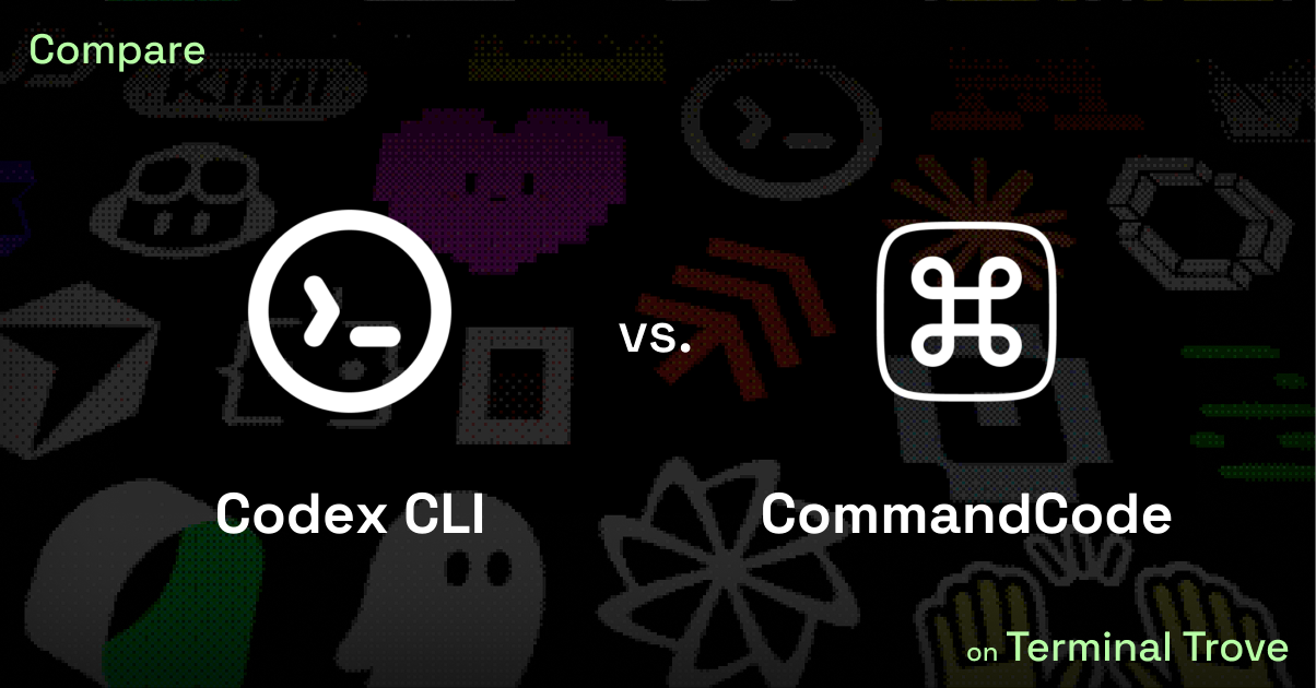 Codex CLI vs CommandCode - Terminal Trove