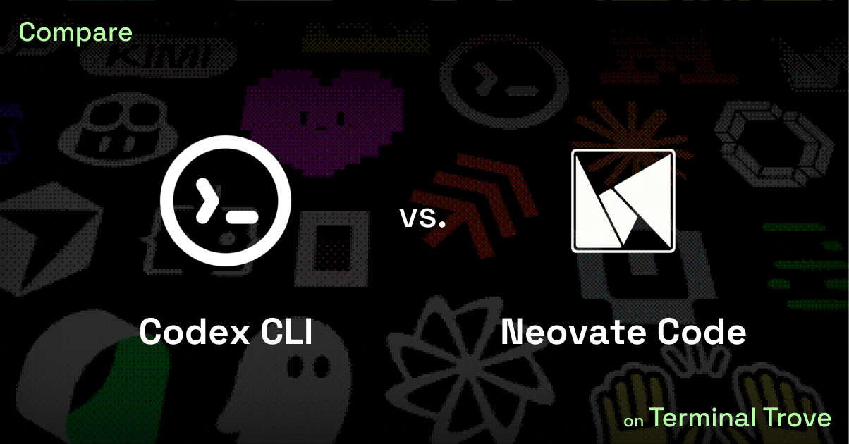 Codex CLI vs Neovate Code - Terminal Trove