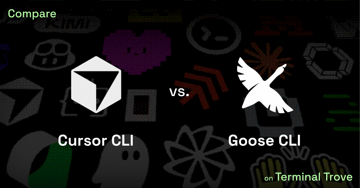 Cursor CLI vs Goose CLI - Terminal Trove