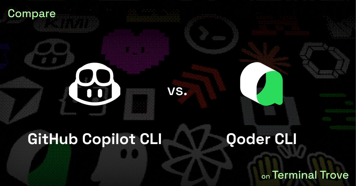 GitHub Copilot CLI vs Qoder CLI - Terminal Trove