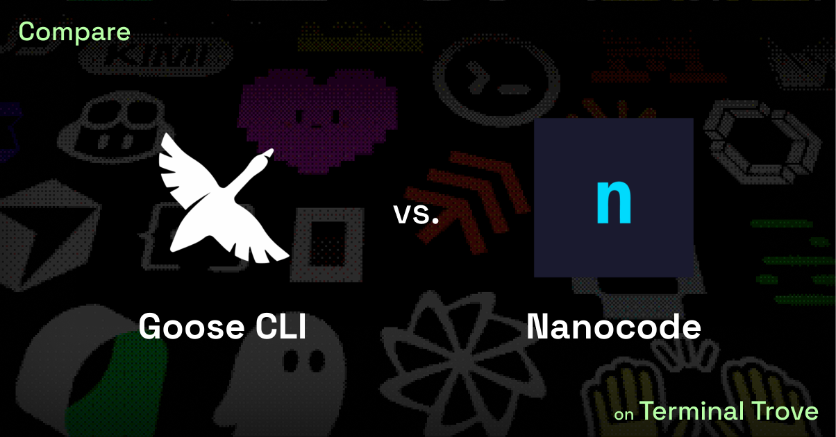 Goose CLI vs Nanocode - Terminal Trove