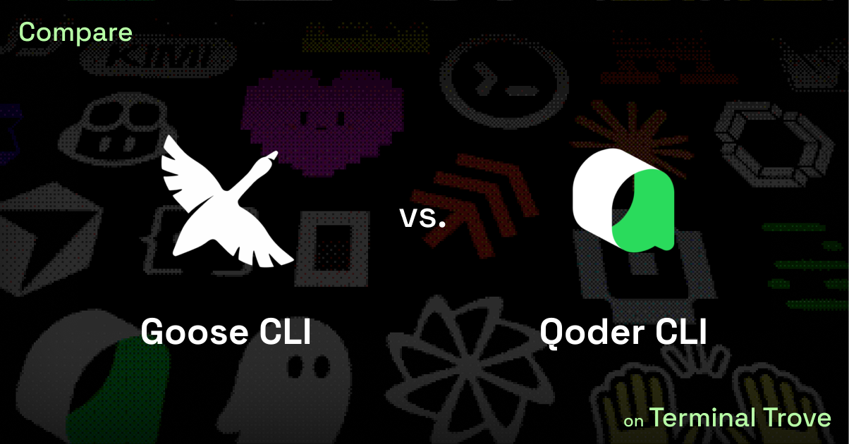 Goose CLI vs Qoder CLI - Terminal Trove