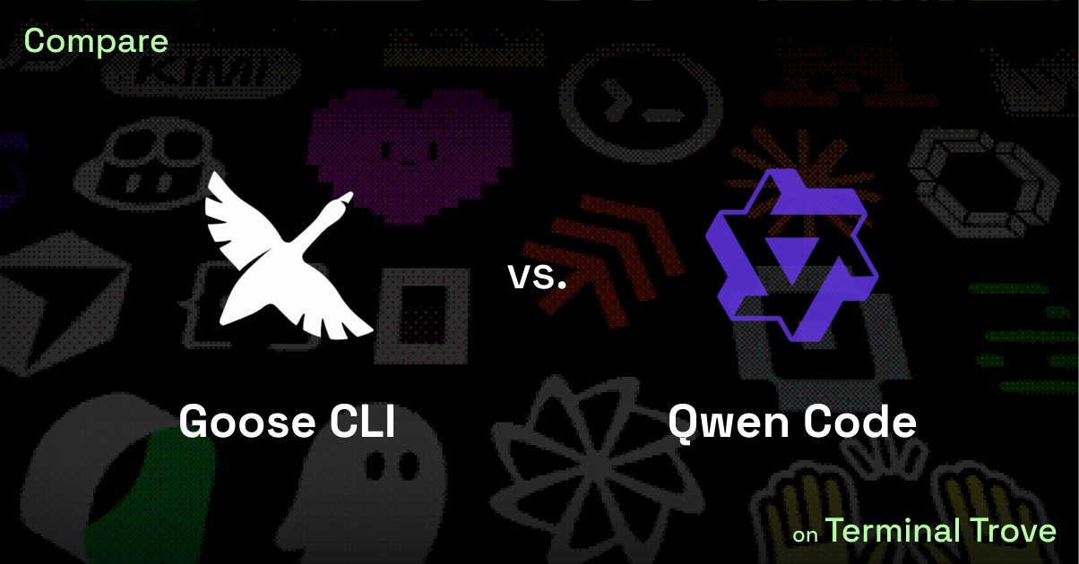 Goose CLI vs Qwen Code - Terminal Trove