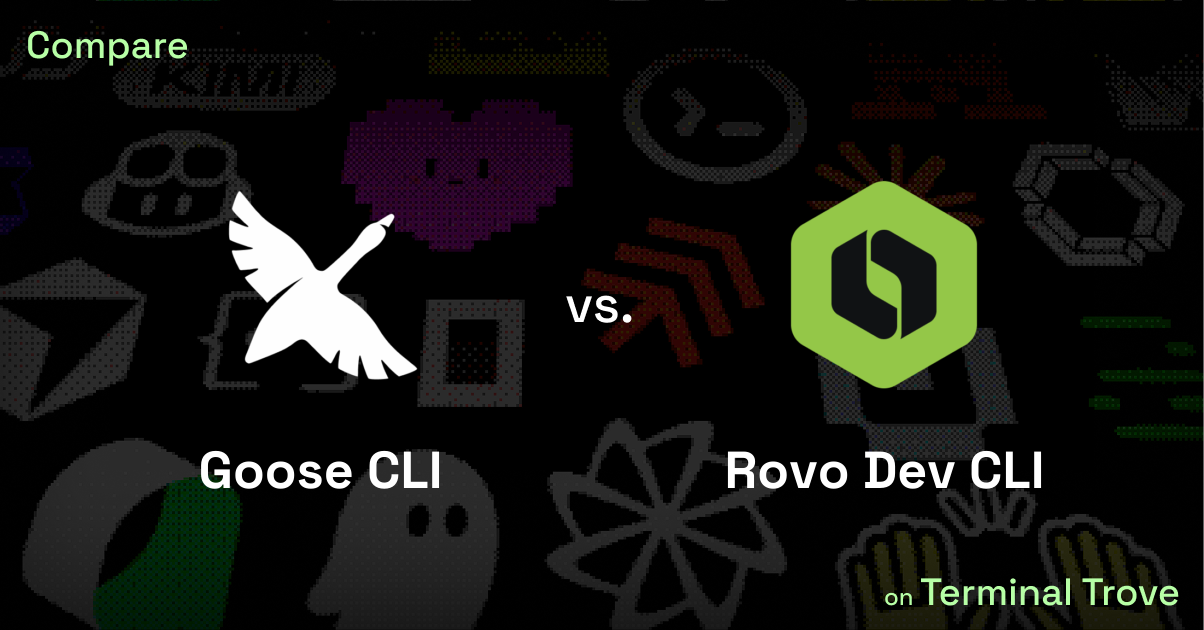 Goose CLI vs Rovo Dev CLI - Terminal Trove