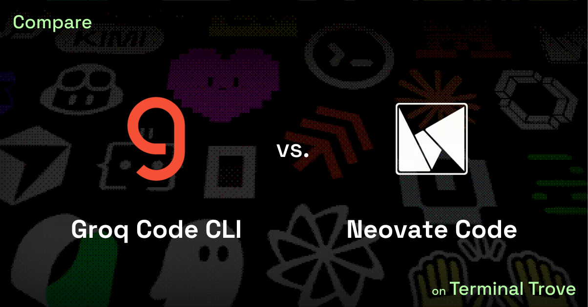 Groq Code CLI vs Neovate Code - Terminal Trove