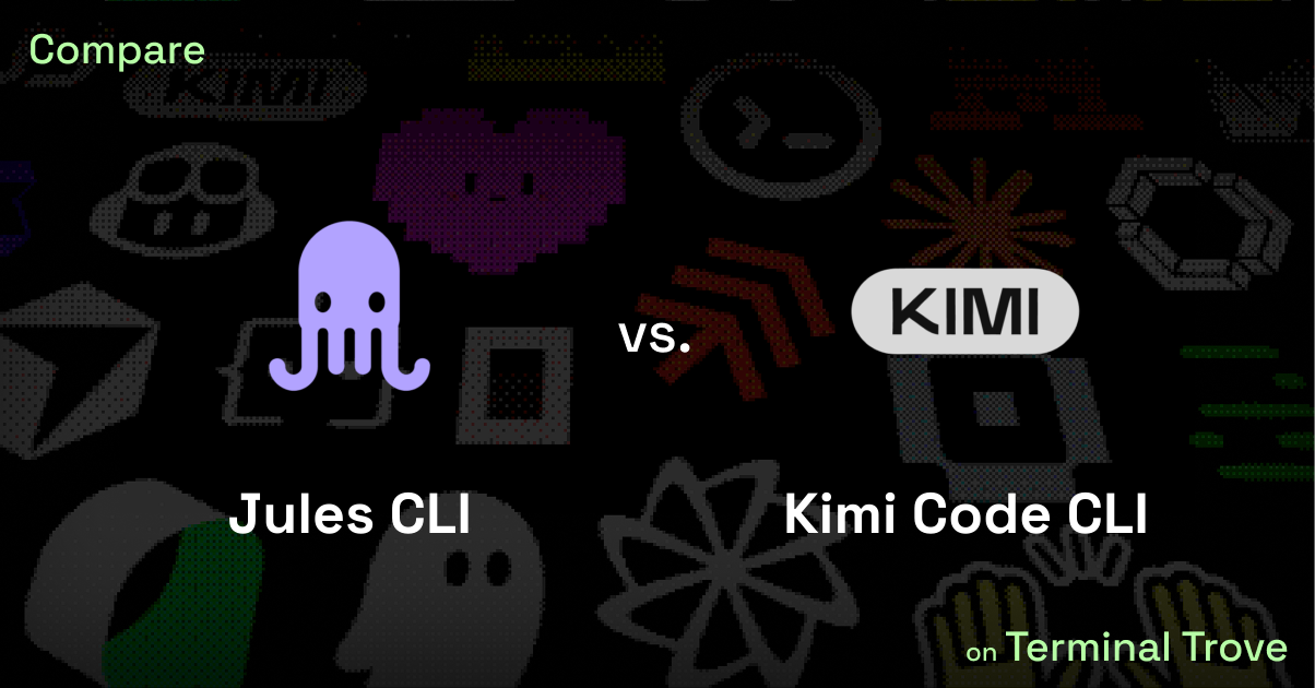 Jules CLI vs Kimi Code CLI - Terminal Trove