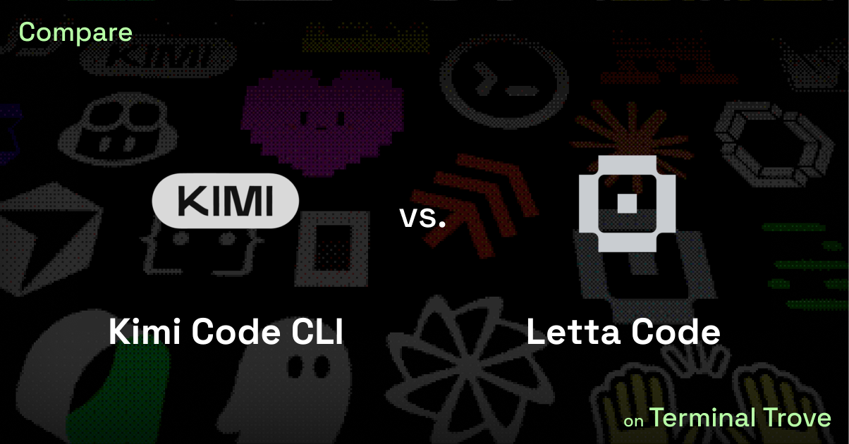 Kimi Code CLI vs Letta Code - Terminal Trove