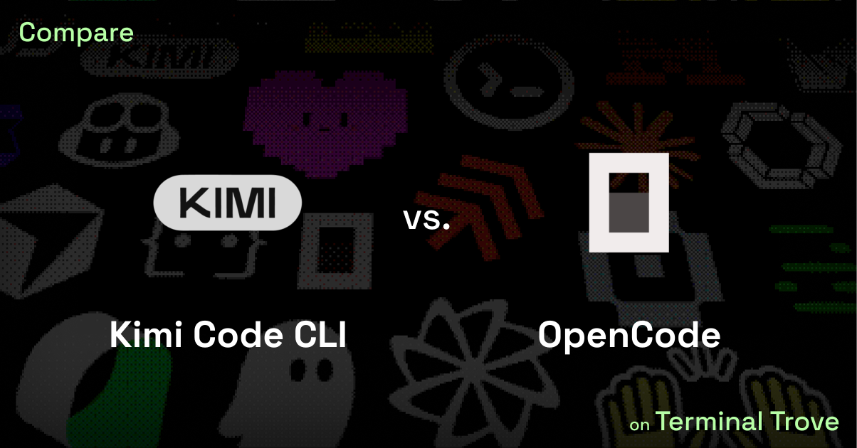 Kimi Code CLI vs OpenCode - Terminal Trove