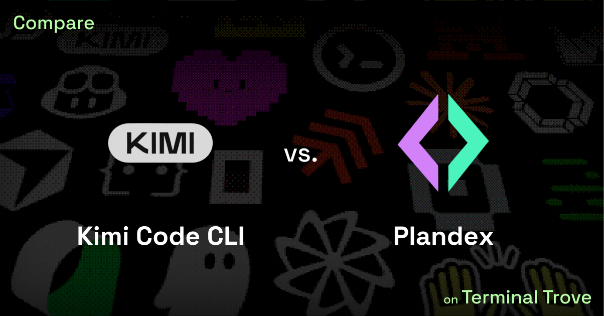 Kimi Code CLI vs Plandex - Terminal Trove