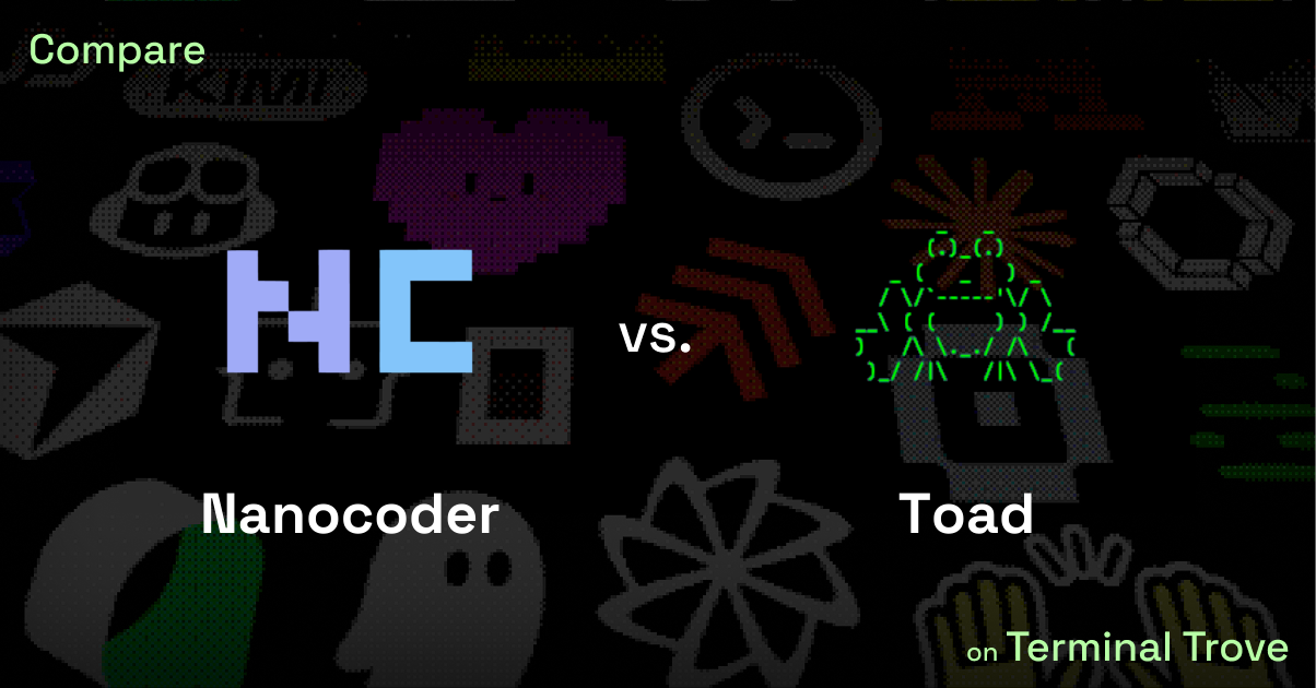 Nanocoder vs Toad - Terminal Trove