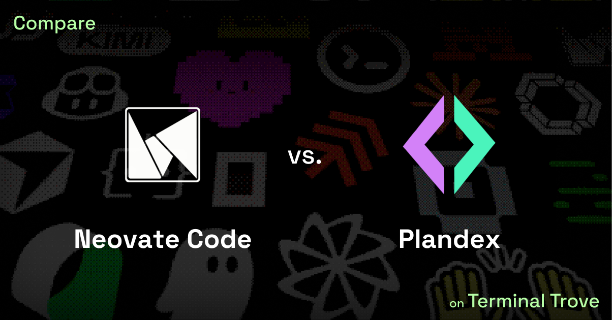 Neovate Code vs Plandex - Terminal Trove