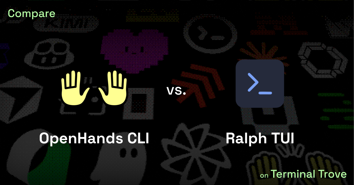 OpenHands CLI vs Ralph TUI - Terminal Trove