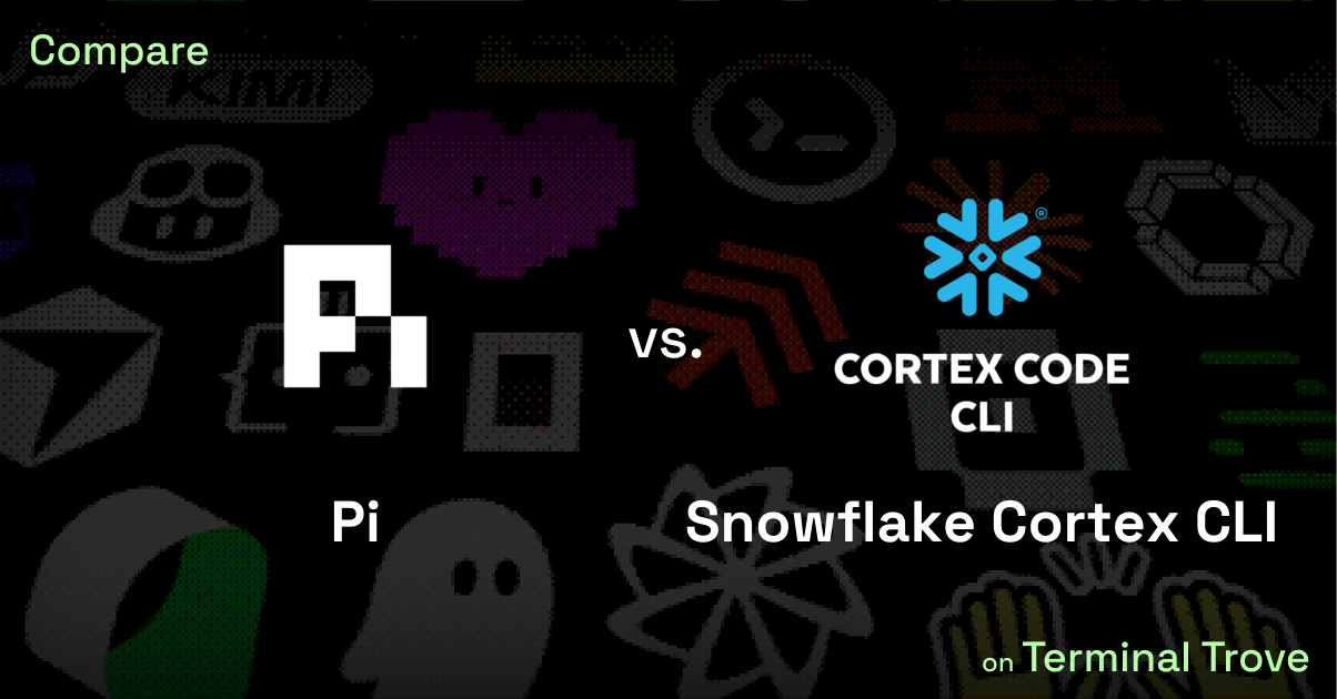 Pi vs Snowflake Cortex CLI - Terminal Trove