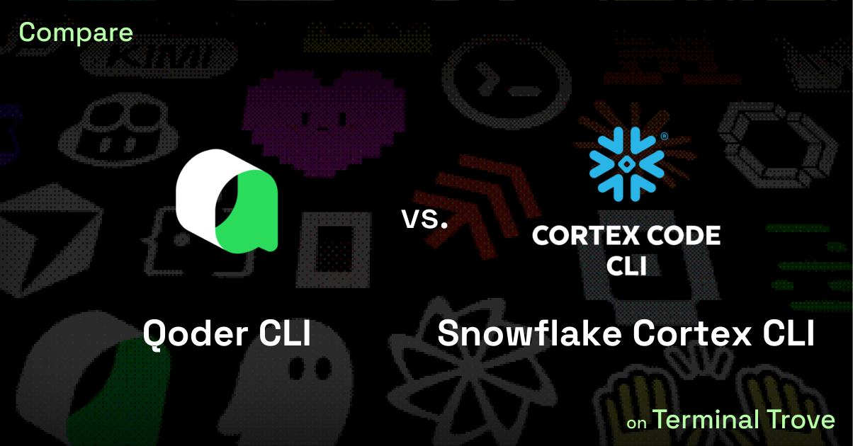 Qoder CLI vs Snowflake Cortex CLI - Terminal Trove