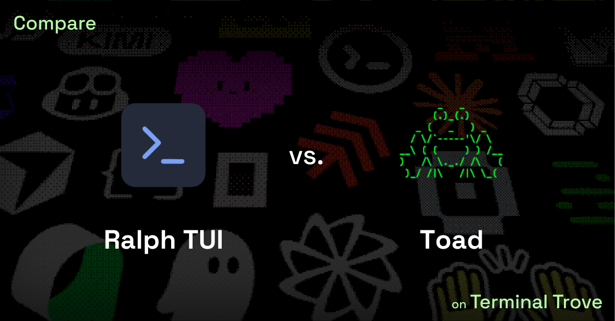 Ralph TUI vs Toad - Terminal Trove