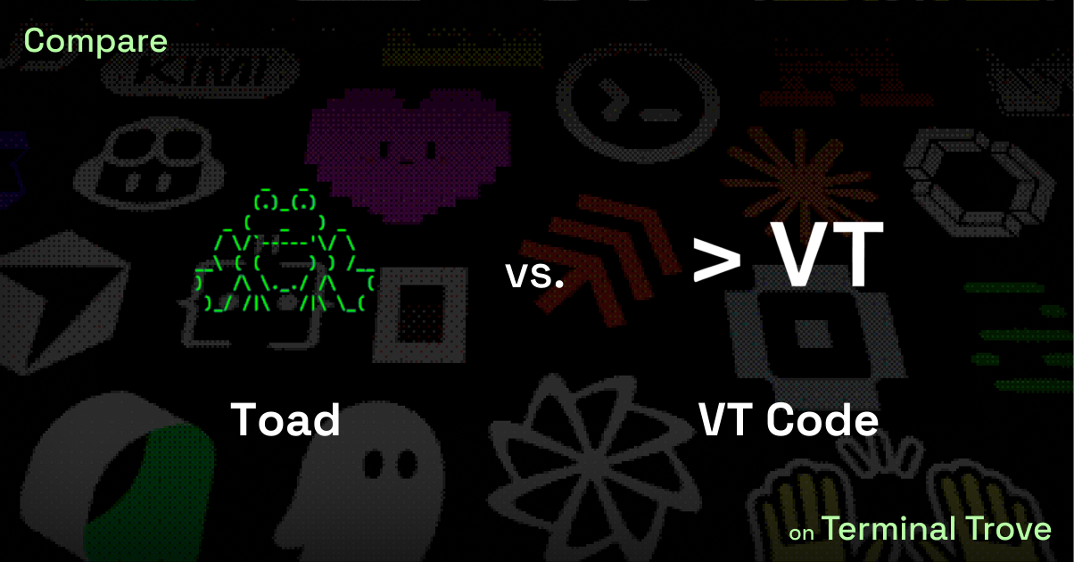 Toad vs VT Code - Terminal Trove